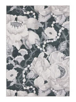 VALLILA MATTO ROMANSSI COZY 140X200CM MUSTA-VALKOINEN