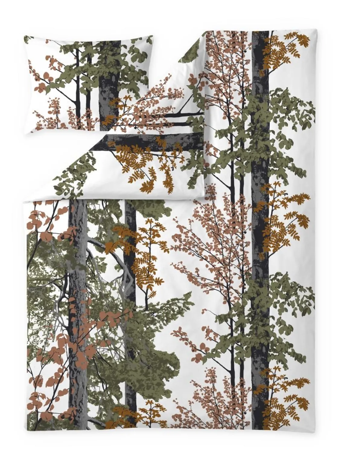 VALLILA PUSSILAKANASETTI HARMONIA 150X210CM VIHREÄ-RUOSTE