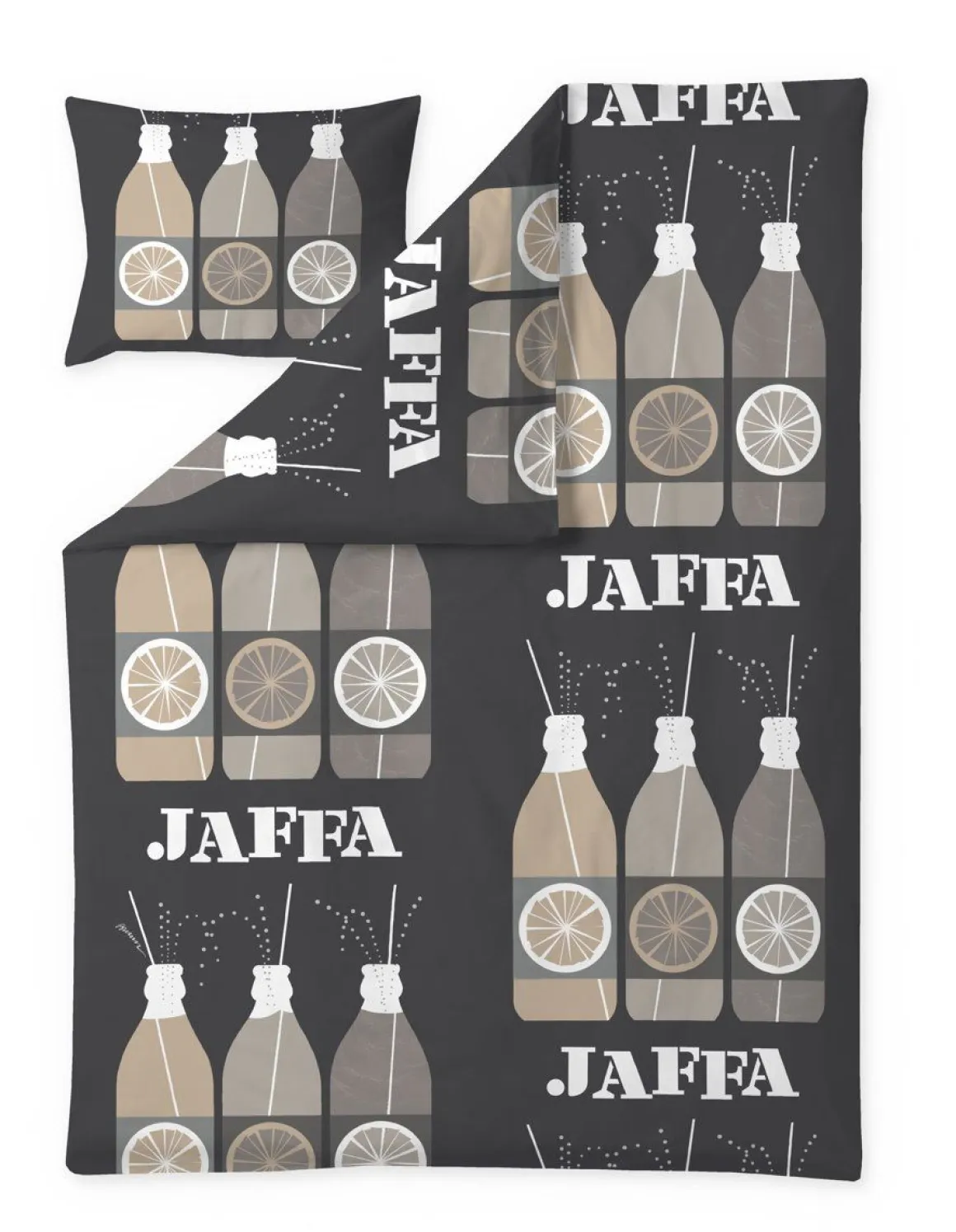 VALLILA PUSSILAKANASETTI JAFFA 150X210CM HARMAA-BEIGE