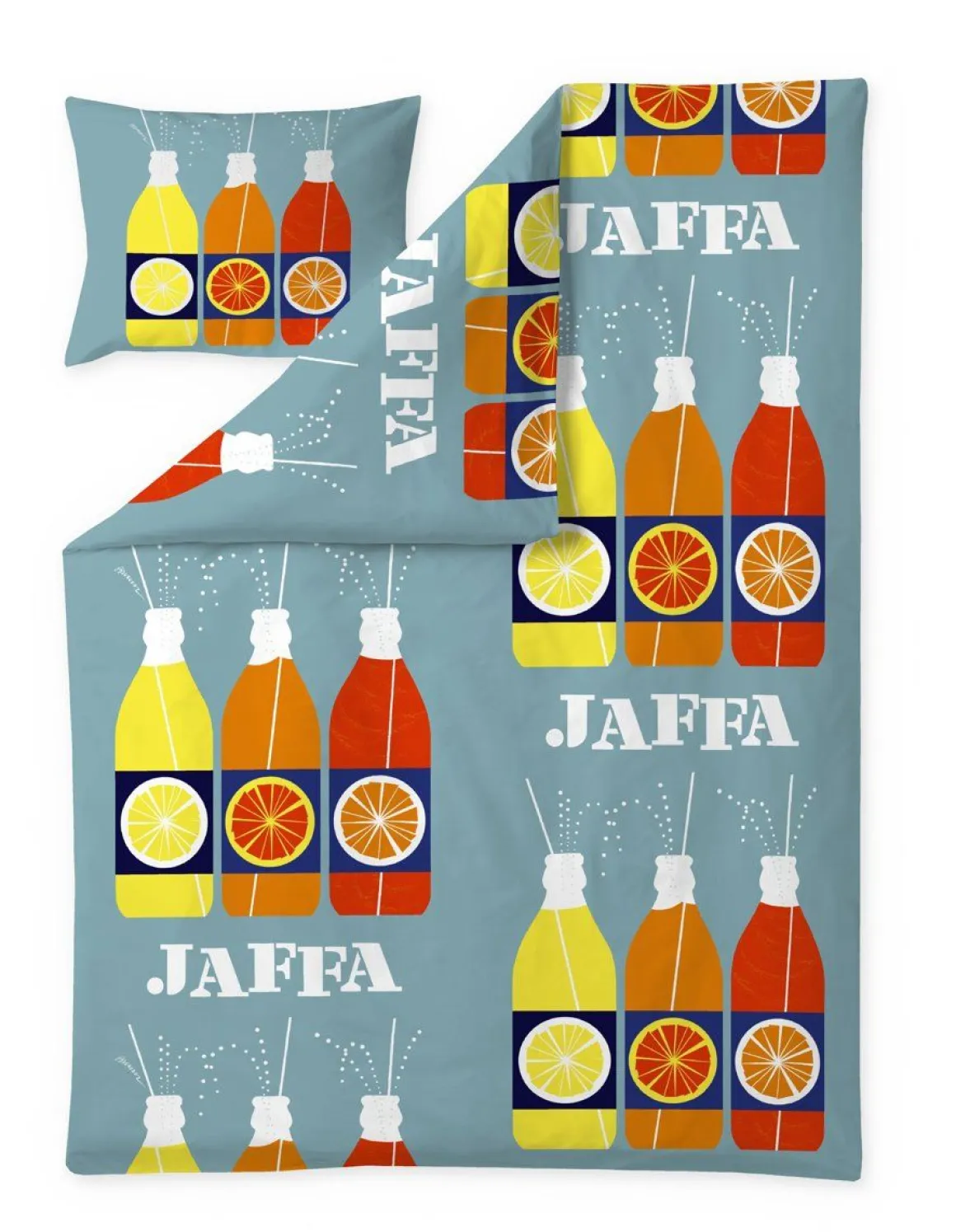 VALLILA PUSSILAKANASETTI JAFFA 150X210+50X60CM TURKOOSI