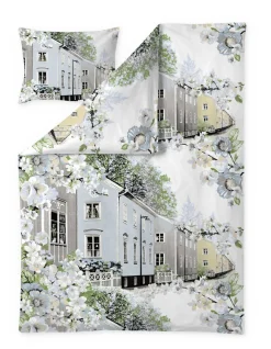 VALLILA PUSSILAKANASETTI KOTIKULMAT 150X210+50X60CM SININEN
