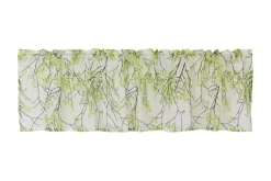 VALLILA VERHOKAPPA LEHTISADE FLOW 60X250CM VIHREÄ