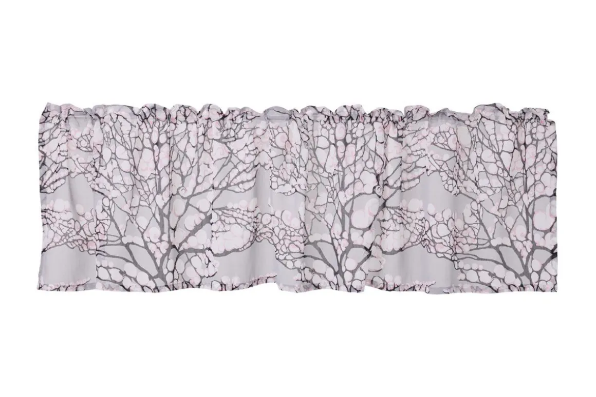 VALLILA VERHOKAPPA LUMI FLOW 60X250CM HARMAA-ROOSA