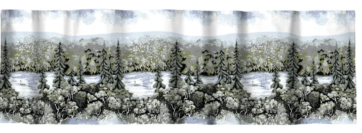 VALLILA VERHOKAPPA MUONIO 150V 60X250CM SINI-VIHREÄ