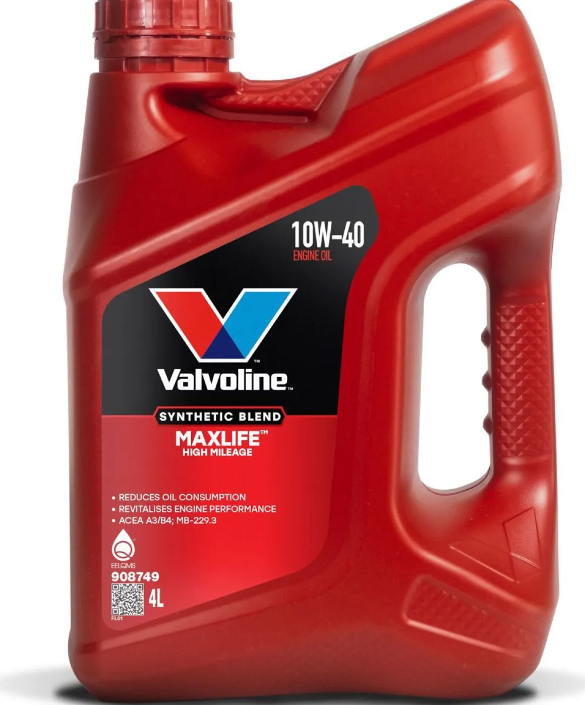 VALVOLINE MAXLIFE 10W-40 MOOTTORIÖLJY 4 L