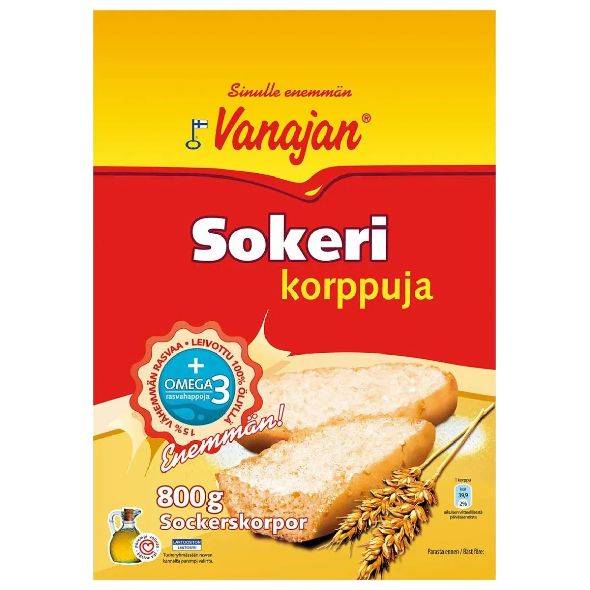 VANAJAN SOKERIKORPPU 800 G