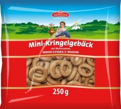 VANILJANMAKUINEN MINIRINKELI UNIKKOSIEMENELLÄ 250 G