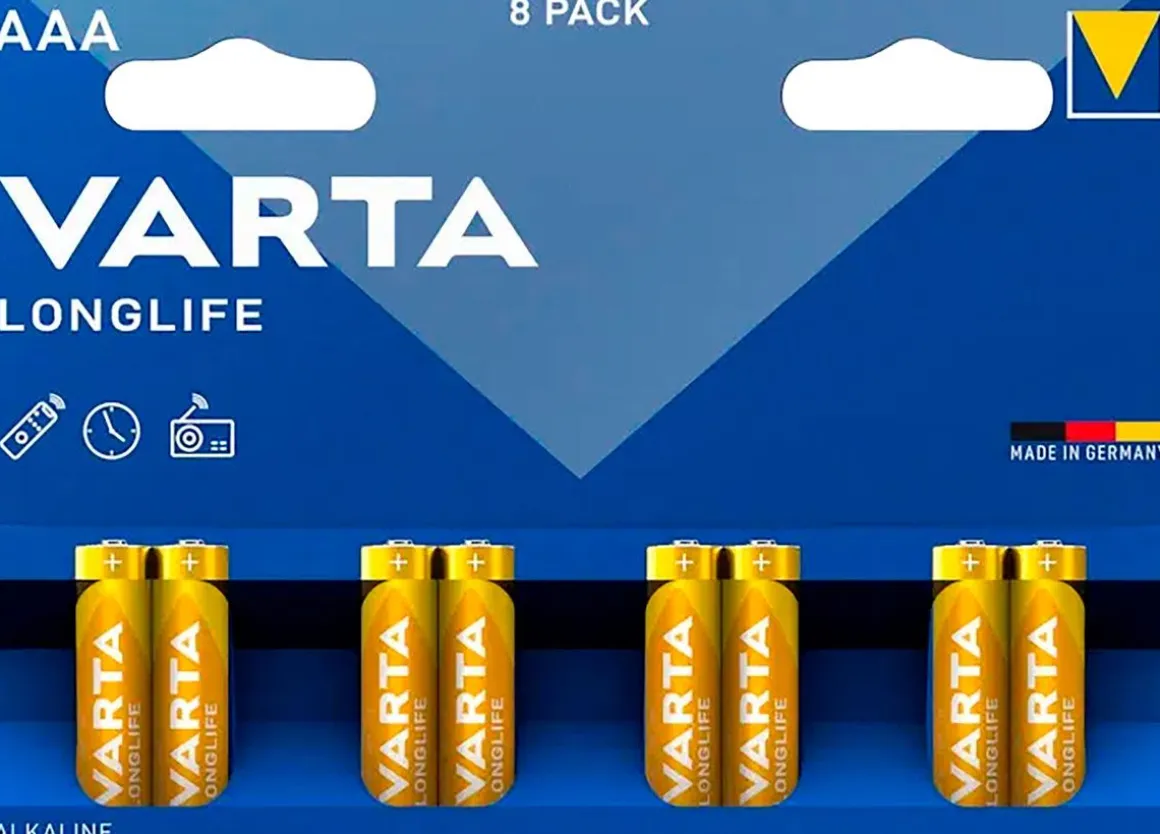 VARTA PARISTO LONGLIFE AAA 8-PACK