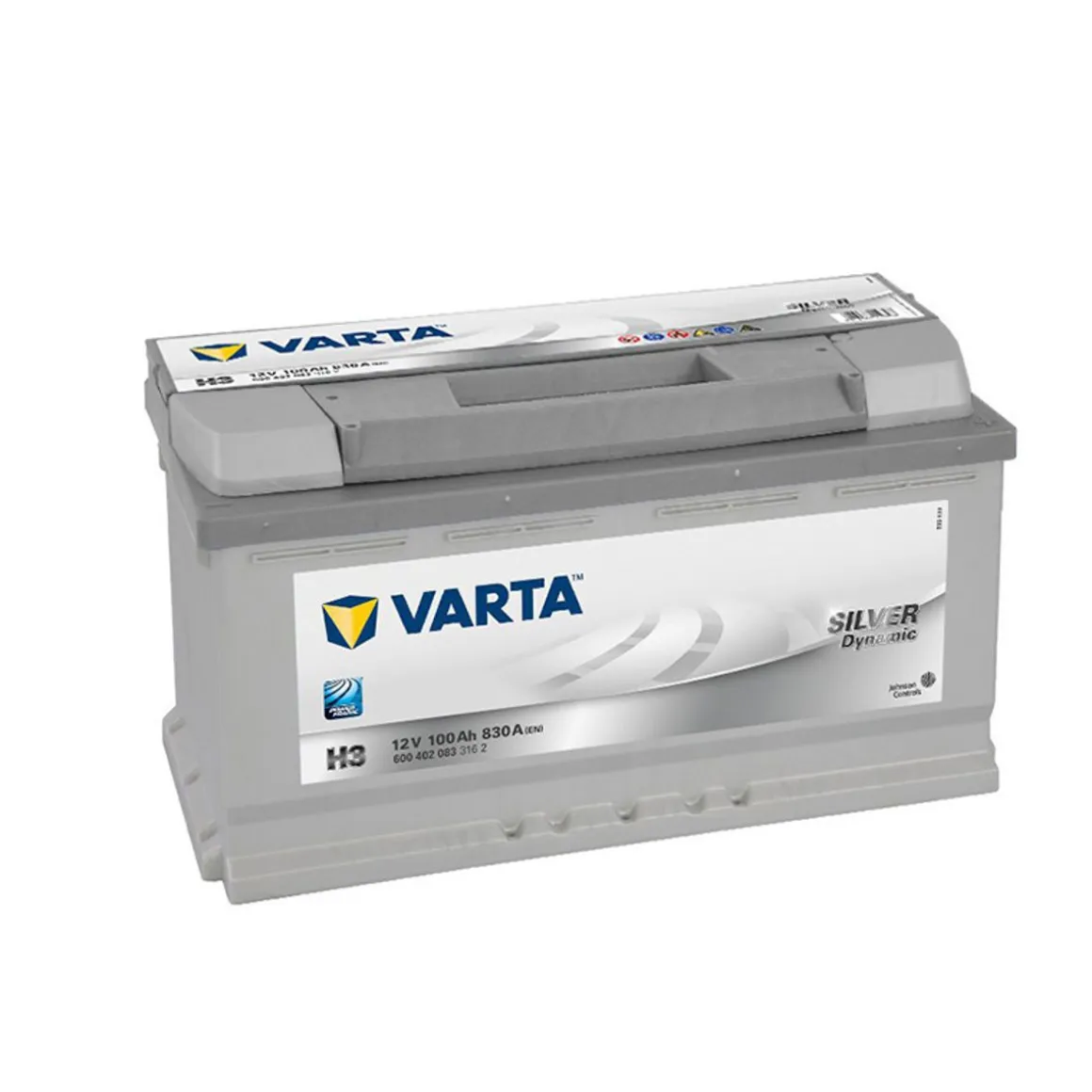 VARTA SILVER DYNAMIC KÄYNNISTYSAKKU 100AH 353X175X190M