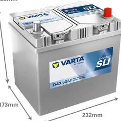 VARTA DYNAMIC SLI KÄYNNISTYSAKKU 60AH 232X173X225MM -/+ 540A