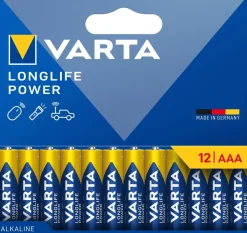 VARTA LONGLIFE POWER ALKALIPARISTO AAA 12 PACK