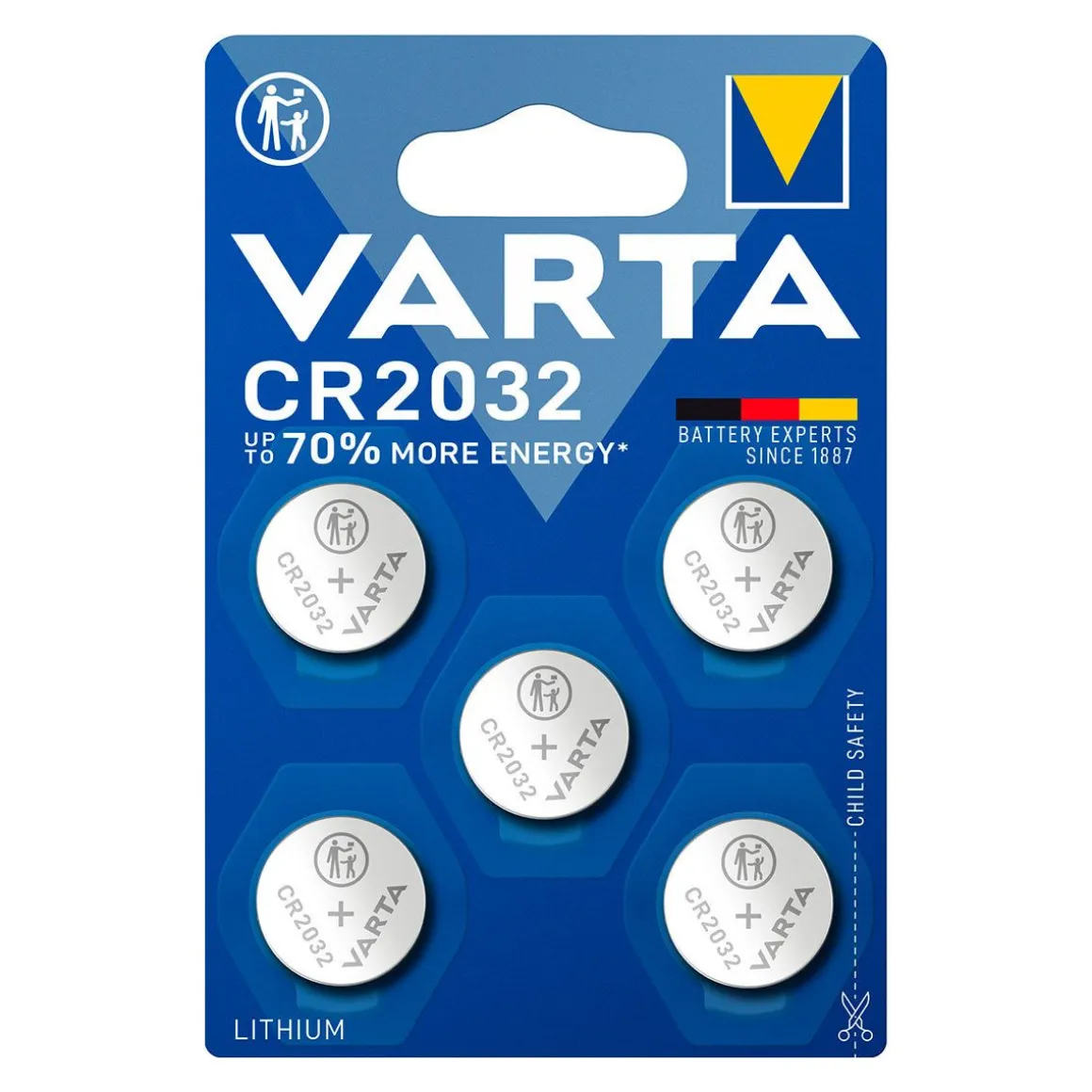 VARTA NAPPIPARISTO CR2032 5-PACK