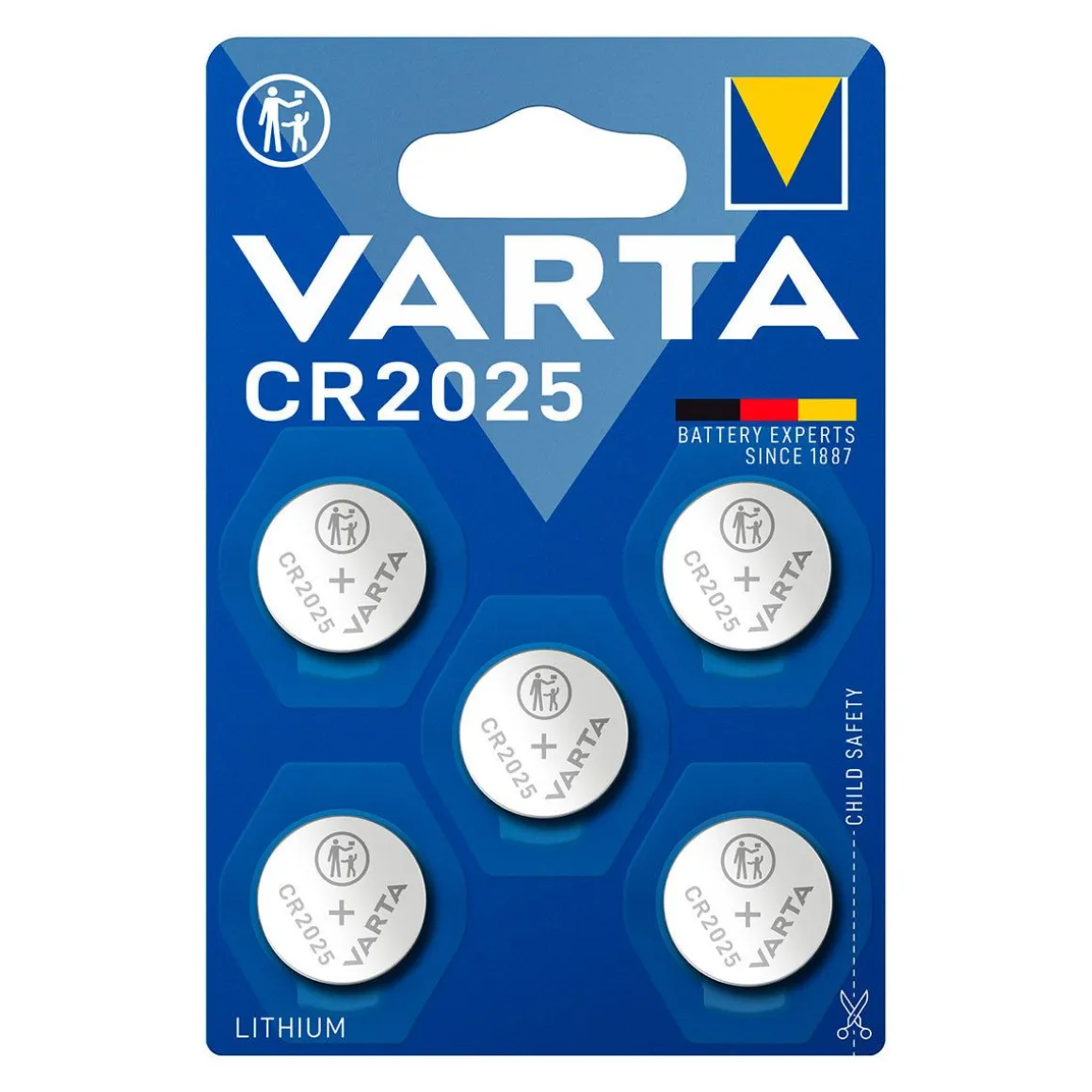 VARTA NAPPIPARISTO CR2025 5-PACK
