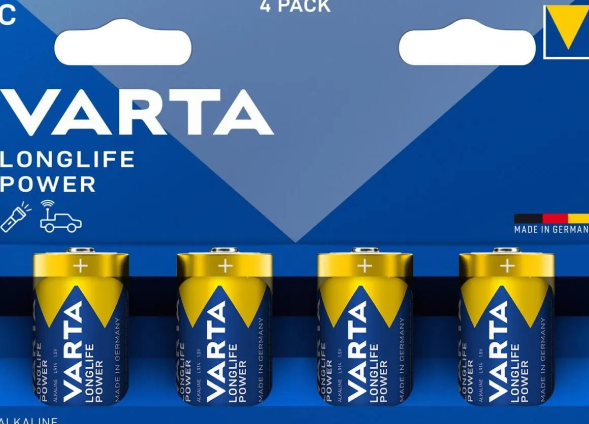 VARTA PARISTO LONGLIFE POWER C 4 PACK
