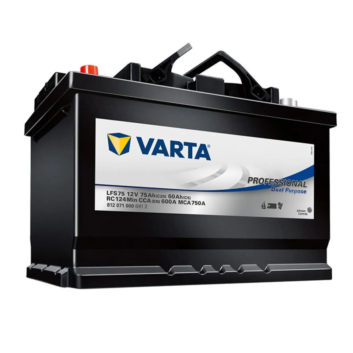VARTA PROFESSIONAL VAPAA-AJAN AKKU 75AH 272X175X225MM +/- 600A