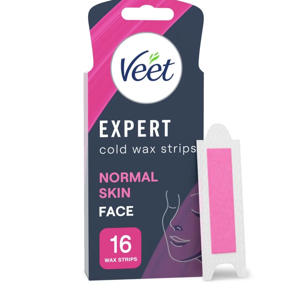 VEET EXPERT KYLMÄVAHALIUSKAT KASVOT NORMAALI IHO 16 KPL