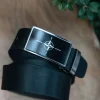 VENIZ MUSTA NAHKAVYÖ 35MM NATO-SOLJELLA 90CM