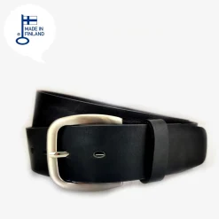 VENIZ NAHKA FARKKUVYÖ 40MM MUSTA, HOPEASOLJELLA 105CM