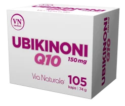 VIA NATURALE HYVÄN OLON UBIKINONI Q10 150MG 100 KPL