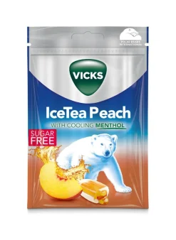 VICKS ICETEA PEACH KURKKUPASTILLI 72 G