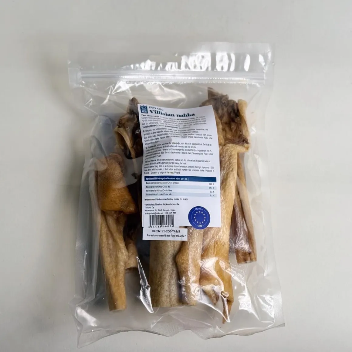 VIKSU KOIRALLE VILLISIANNAHKA 200 G