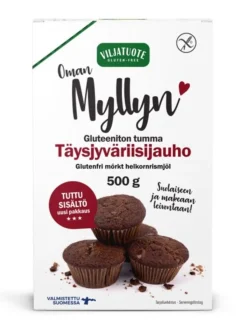 VILJATUOTE TUMMA TÄYSJYVÄ- RIISIJAUHO GTON 500 G