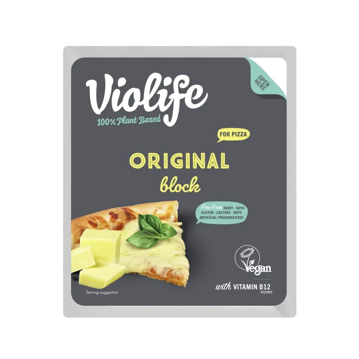 VIOLIFE 100% VEGAN BLOCK FOR PIZZA ORIGINAL 200 G