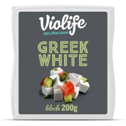 VIOLIFE 100% VEGAN BLOCK GREEK WHITE 200 G