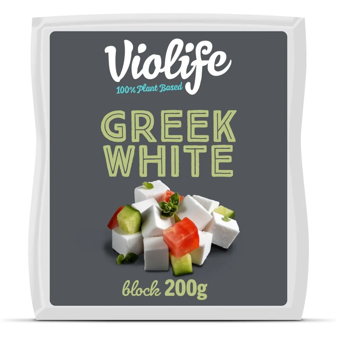 VIOLIFE 100% VEGAN BLOCK GREEK WHITE 200 G