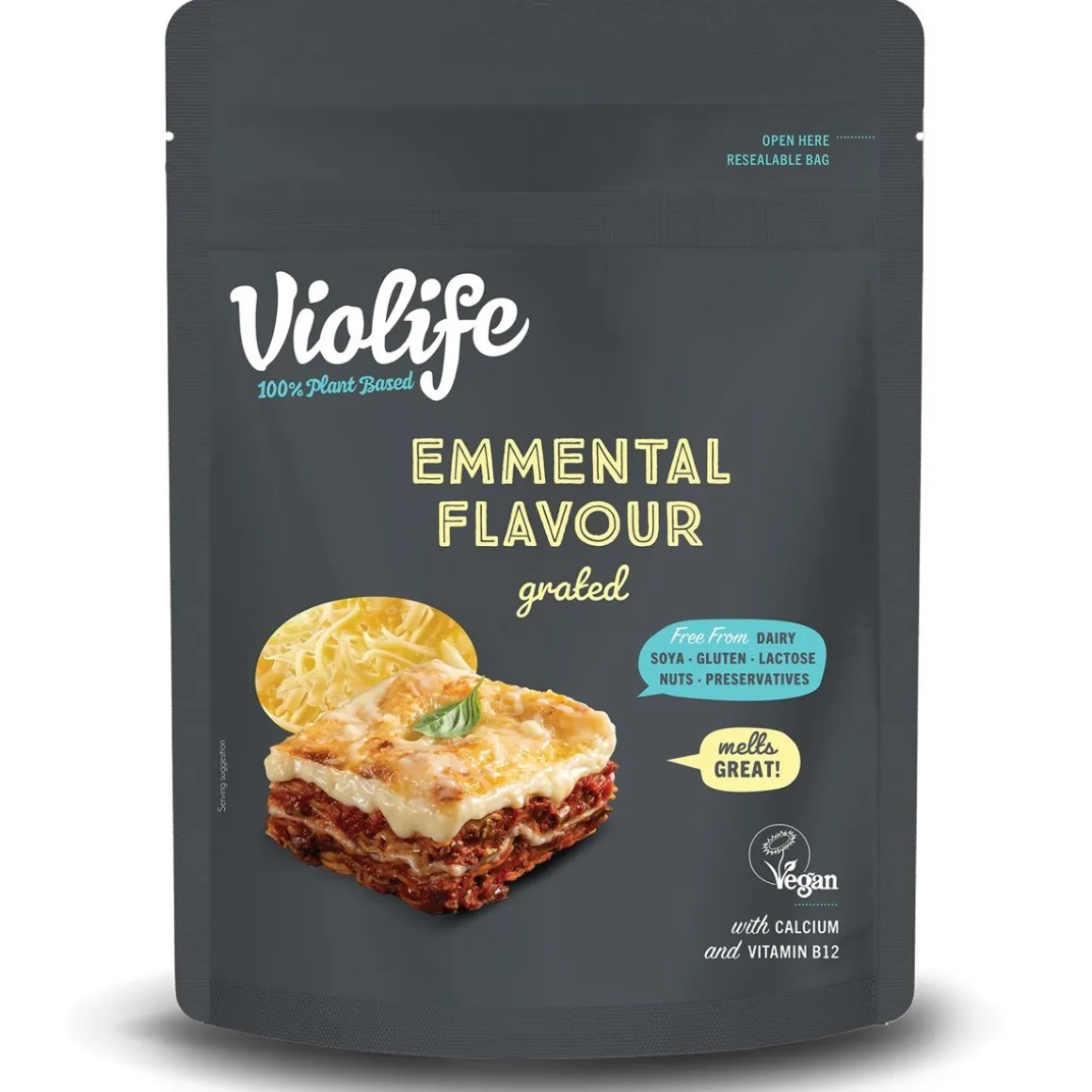 VIOLIFE 100% VEGAN GRATED EMMENTAL 150 G