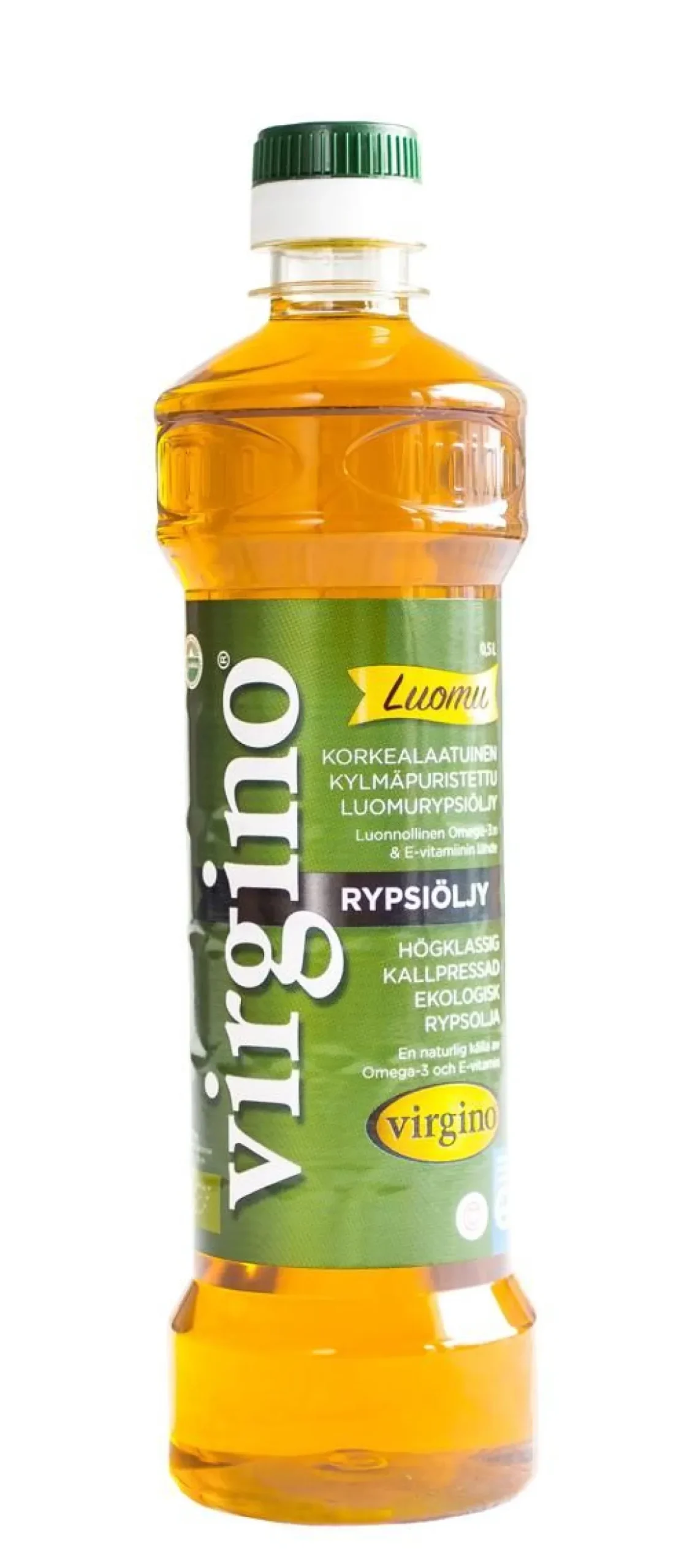 VIRGINO RYPSIÖLJY KYLMÄPURIST LUOMU 500 ML