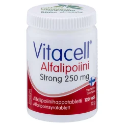 VITACELL ALFALIPOIINI STRONG 250MG 120 KPL