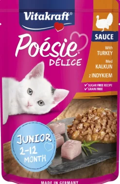 VITAKRAFT KISSAN ANNOSPUSSI POESIE DELICE JUNIOR KALKKUNA 85 G
