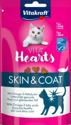 VITAKRAFT KISSAN MAKUPALA VITA HEARTS SKIN & COAT LOHI MSC 40 G