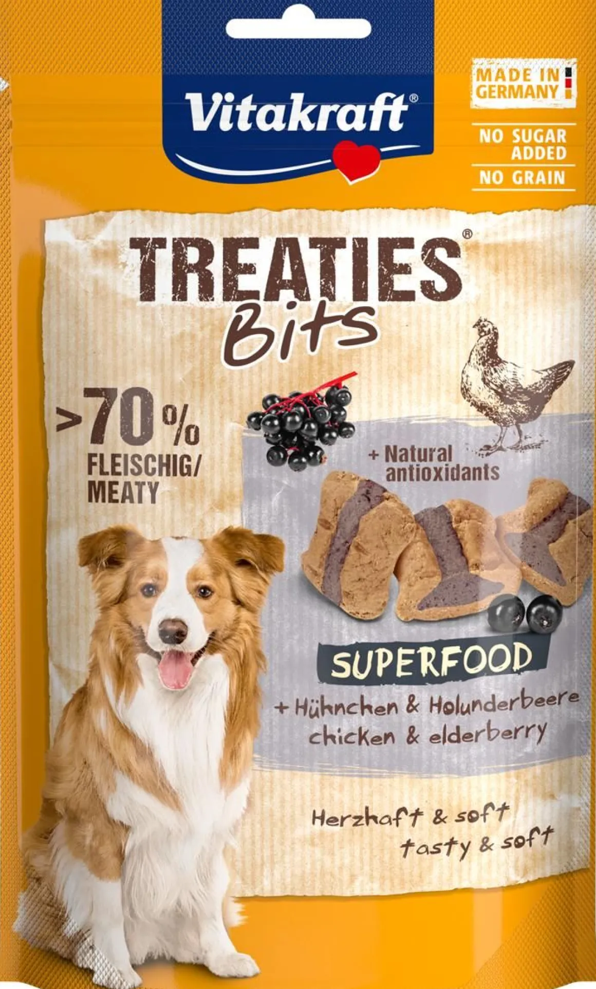 VITAKRAFT KOIRAN MAKUPALA TREATIES SUPERFOOD SELJANMARJA 100 G