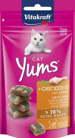 VITAKRAFT KISSAN MAKUPALA CAT YUMS KANA + KISSANRUOHO 40 G