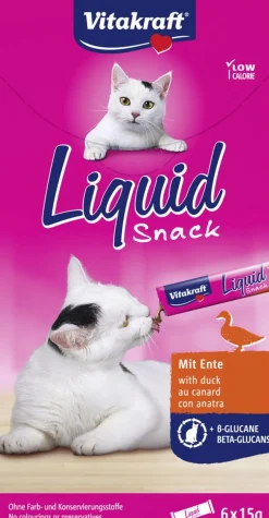 VITAKRAFT KISSAN MAKUPALA LIQUID SNACK ANKKA + BEETAGLUKAANI 6* 90 G