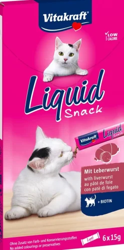 VITAKRAFT KISSAN MAKUPALA LIQUID SNACK MAKSAMAKKARA + BIOTIINI  90 G