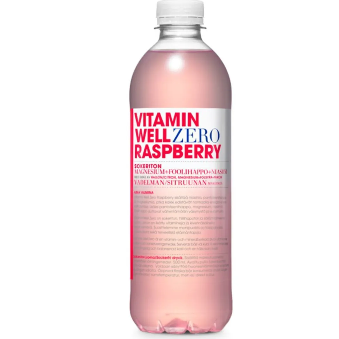 VITAMIN WELL ZERO RASPBERRY KMP 500 ML