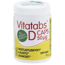VITATABS D-CAPS 50 200 KPL