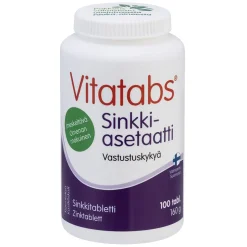 VITATABS SINKKIASETAATTI IMESKELTÄVÄ OMENA 100 KPL