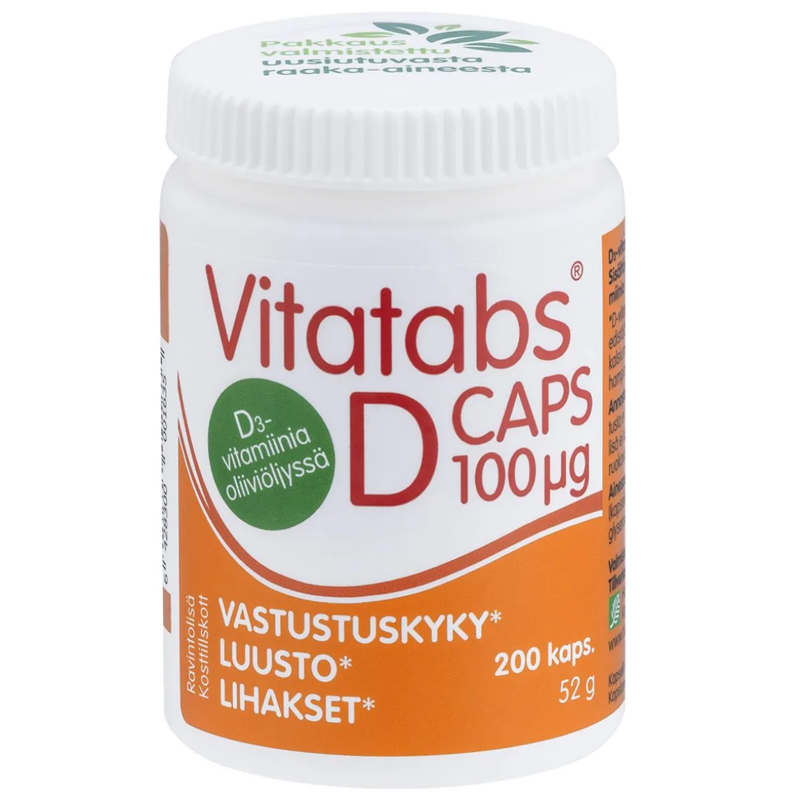 VITATABS D-CAPS 100 200 KPL