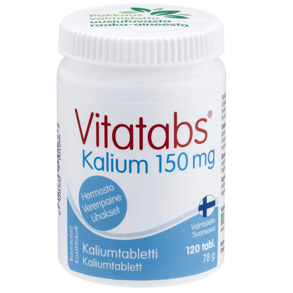 VITATABS KALIUM 120 KPL