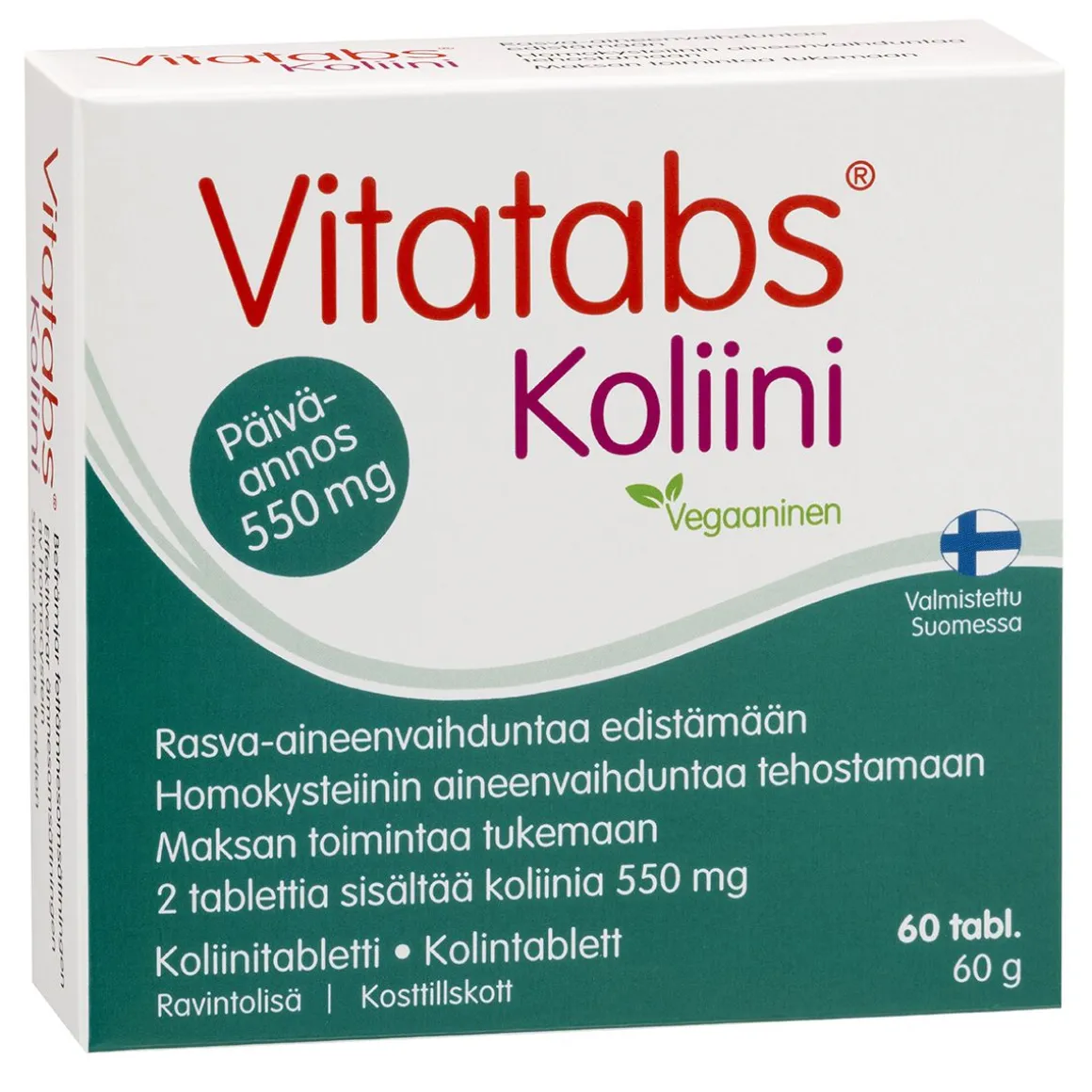 VITATABS KOLIINI 60 KPL