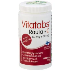 VITATABS RAUTA + C 80 MG + 80 MG  100 KPL