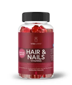 VITAYUMMY HAIR & NAILS RASPBERRY KOLIINIA JA INOSITOLIA SISÄLTÄ 60 K