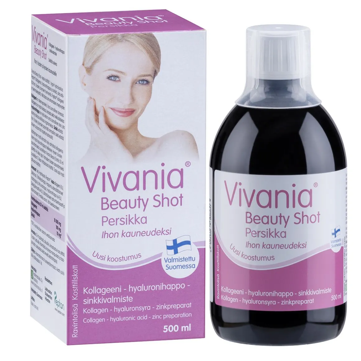 VIVANIA BEAUTY SHOT PERSIKKA 500 ML