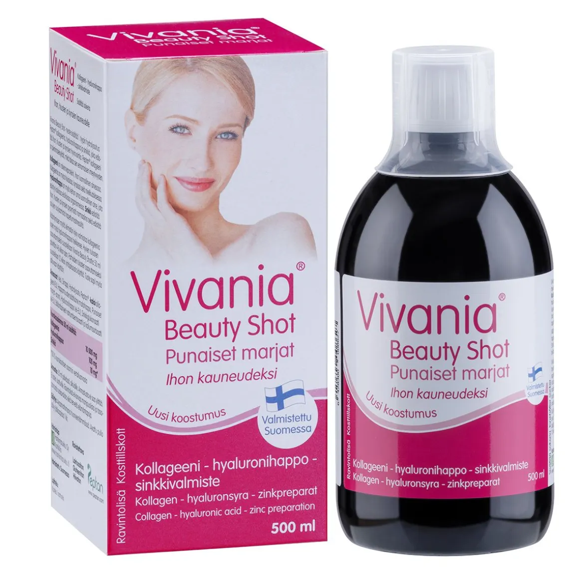 VIVANIA BEAUTY SHOT PUNAISET MARJAT 500 ML