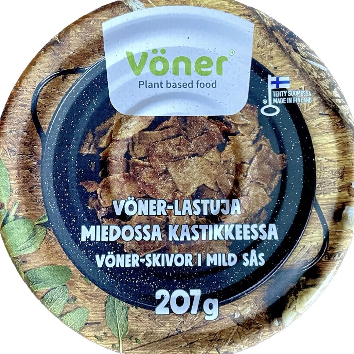 VÖNER VÖNER-LASTU MIEDOSSA KASTIKKEESSA 207 G