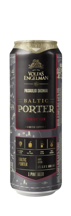 VOLFAS ENGELMAN BALTIC PORTER 6% TLK 568 ML